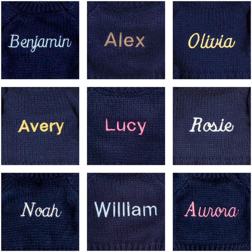 Bashful Luxe Bunny Luna with Personalised Navy Jumper