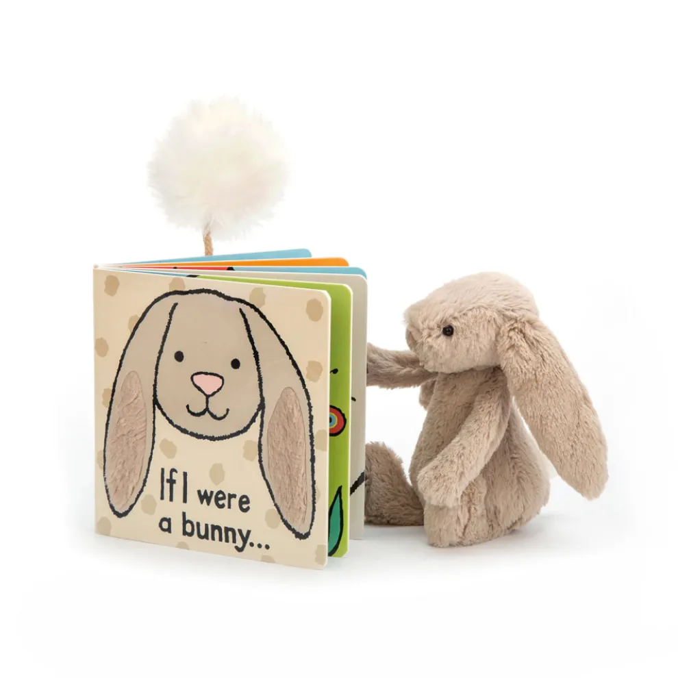 If I Were A Bunny Book and Bashful Beige Bunny Small