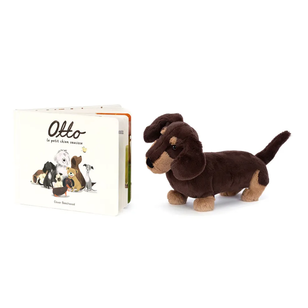 Otto Le Petit Chien Saucisse Livre and Otto Sausage Dog Medium