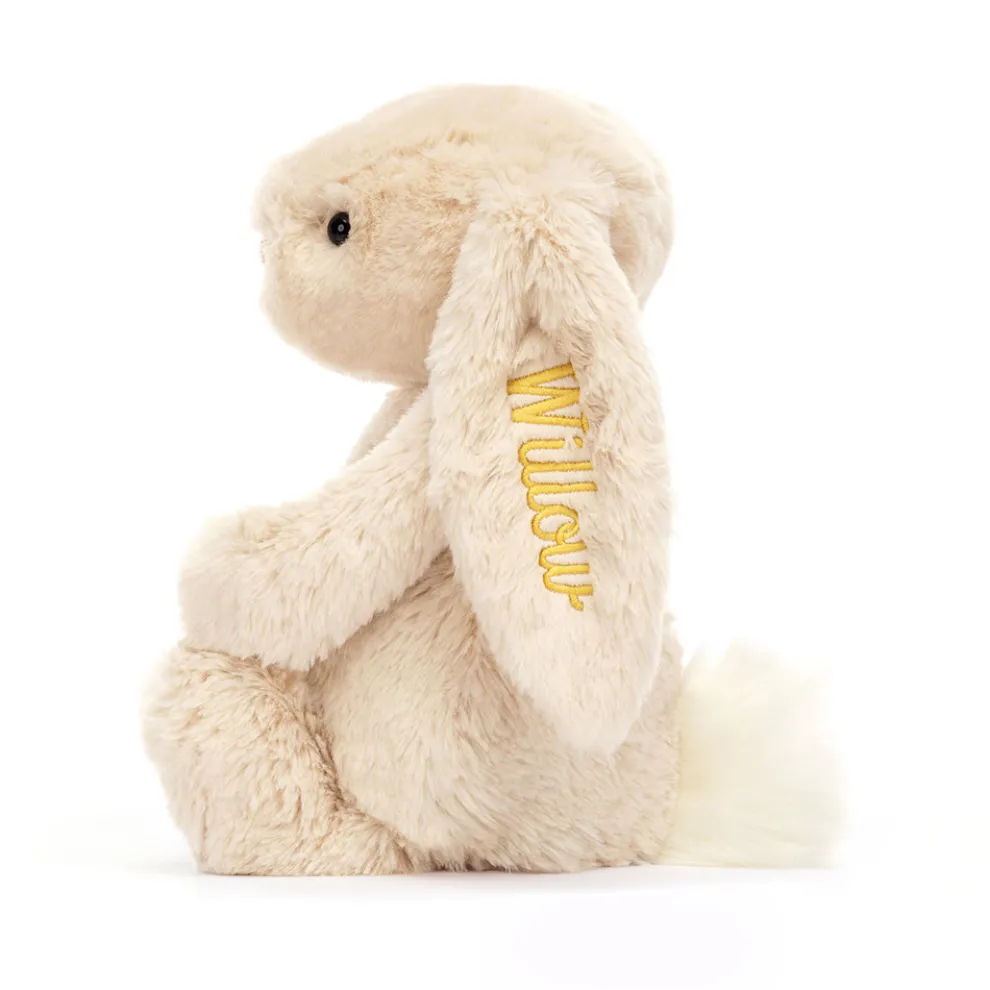 Personalised Bashful Luxe Bunny Willow Medium