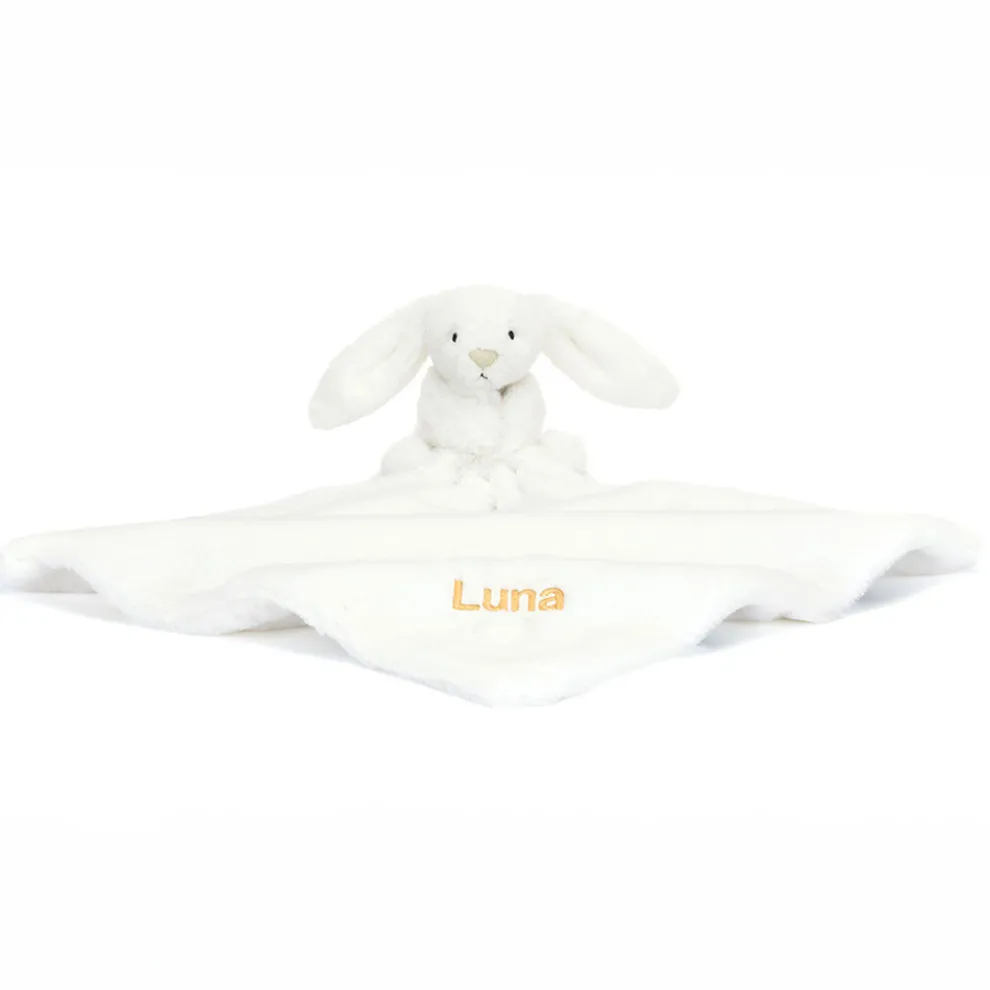 Personalised Bashful Luxe Bunny Luna Soother