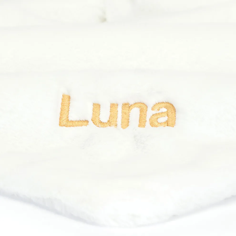 Personalised Bashful Luxe Bunny Luna Soother
